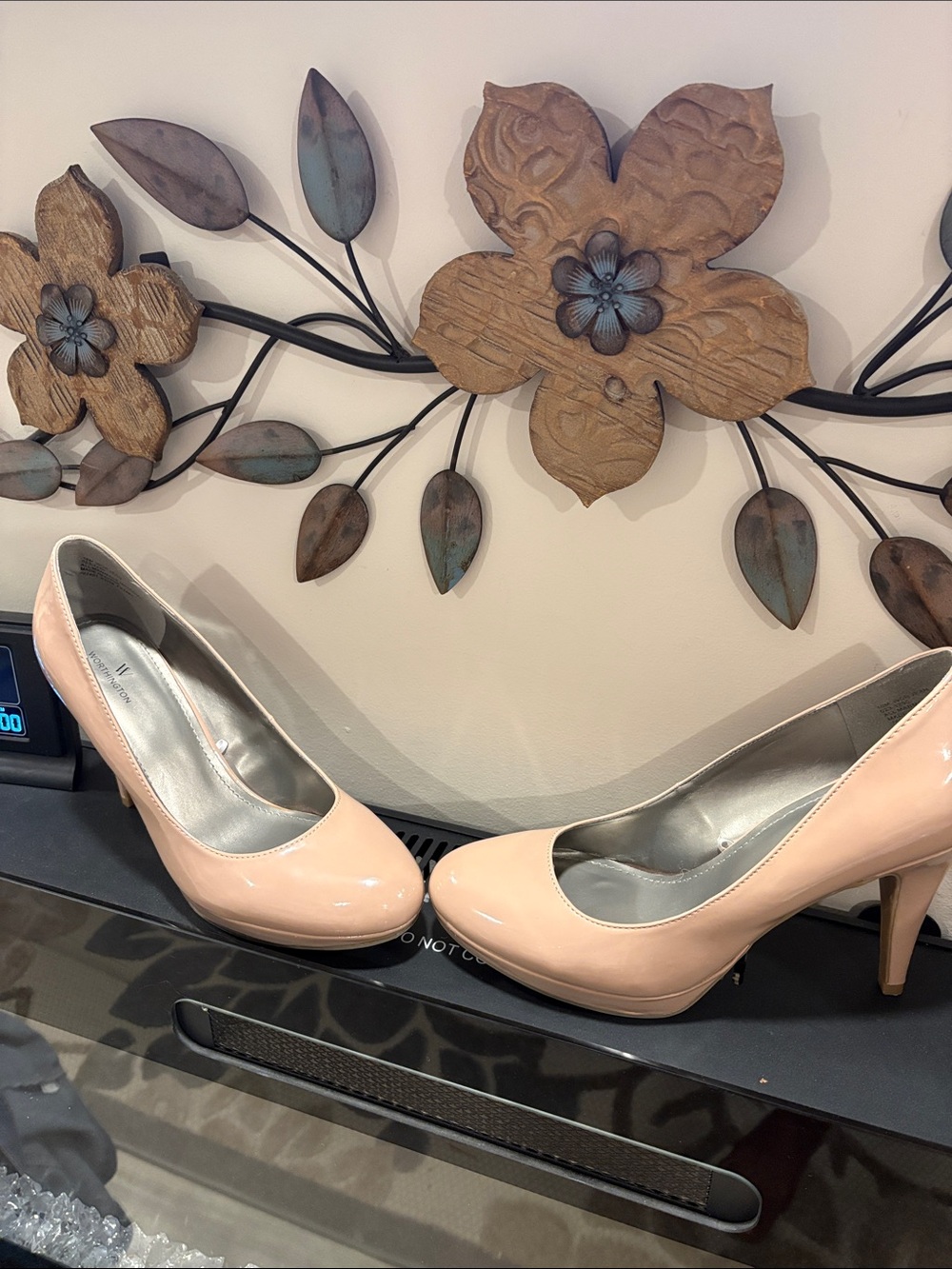Worthington Blush Patent Platform Pumps